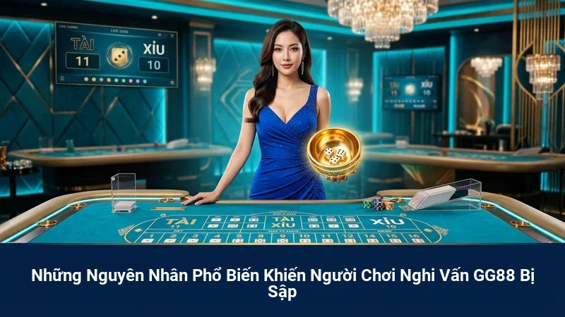 Những Nguyên Nhân Phổ Biến Khiến Người Chơi Nghi Vấn GG88 Bị Sập