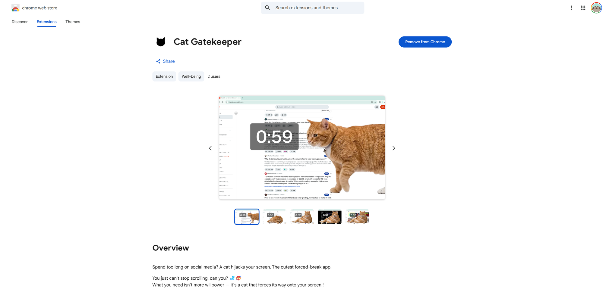 Chú mèo dễ thương giúp bạn giảm thời gian lướt mạng xã hội - Ảnh 1.