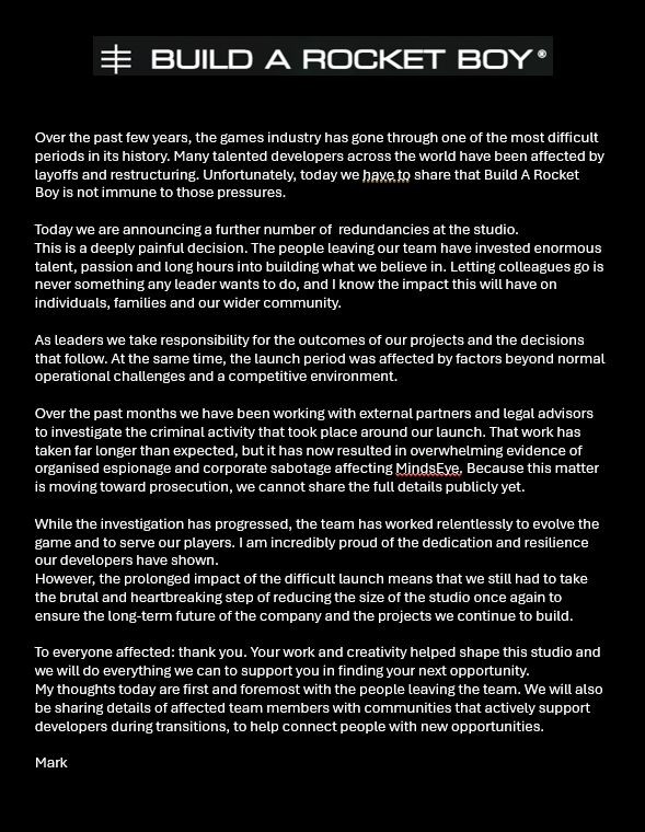 Studio do cựu nhà sản xuất game nổi tiếng đồng sáng lập sa thải hàng loạt sau thất bại lớn, lãnh đạo cáo buộc 'phá hoại có tổ chức' - Ảnh 1.