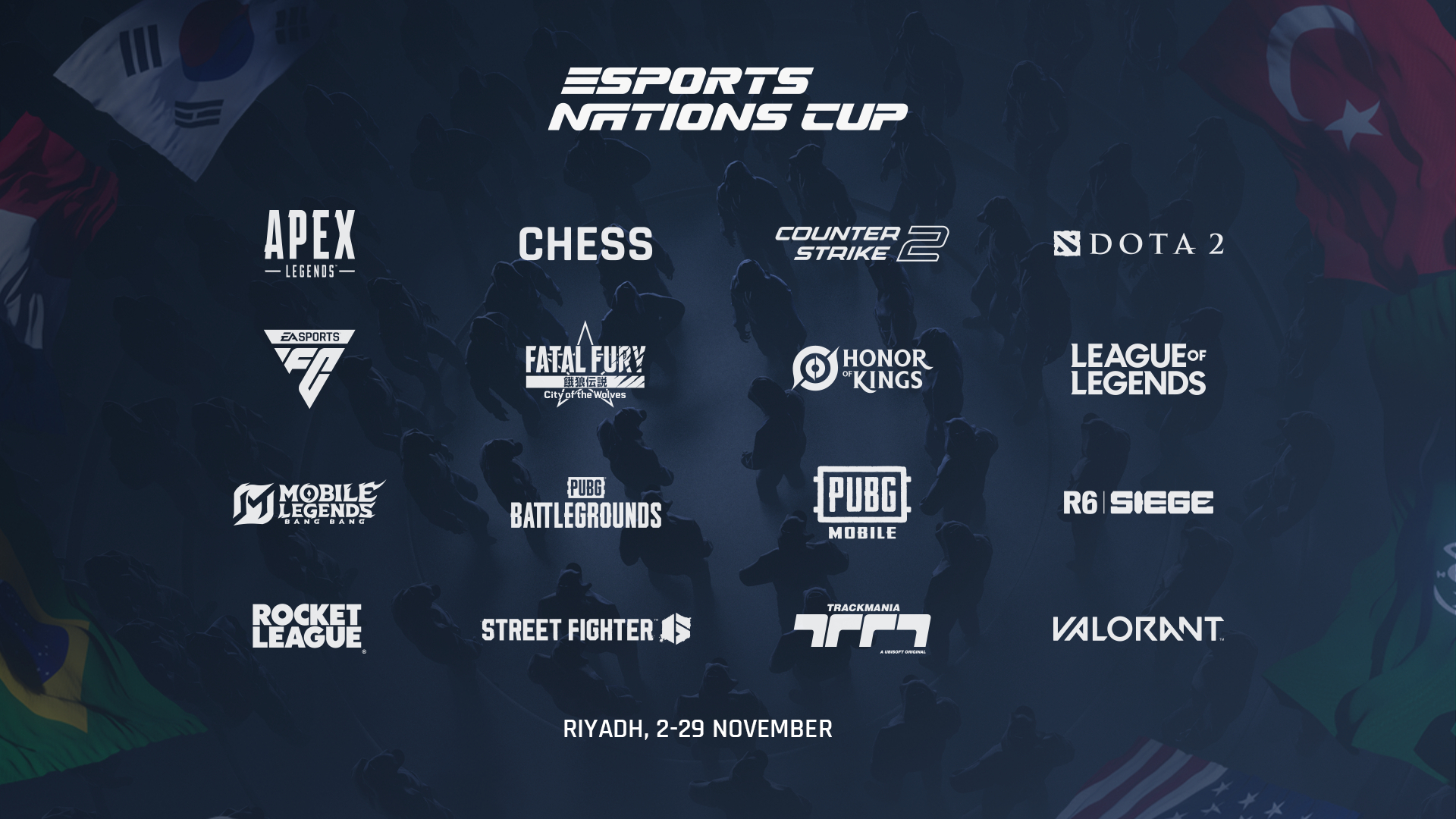 Esports Nations Cup 2026: 16 bộ môn thi đấu chính thức và cơ hội cho game thủ Việt Nam Esports Nations Cup 2026: 16 bộ môn thi đấu chính thức và cơ hội cho game thủ Việt Nam