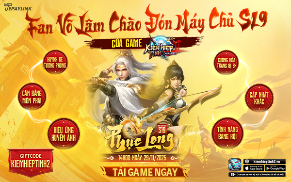 Cộng Đồng Võ Lâm 2 Hào Hứng Chào Đón Máy Chủ Mới S19 Cộng Đồng Võ Lâm 2 Hào Hứng Chào Đón Máy Chủ Mới S19 - Ảnh 1.